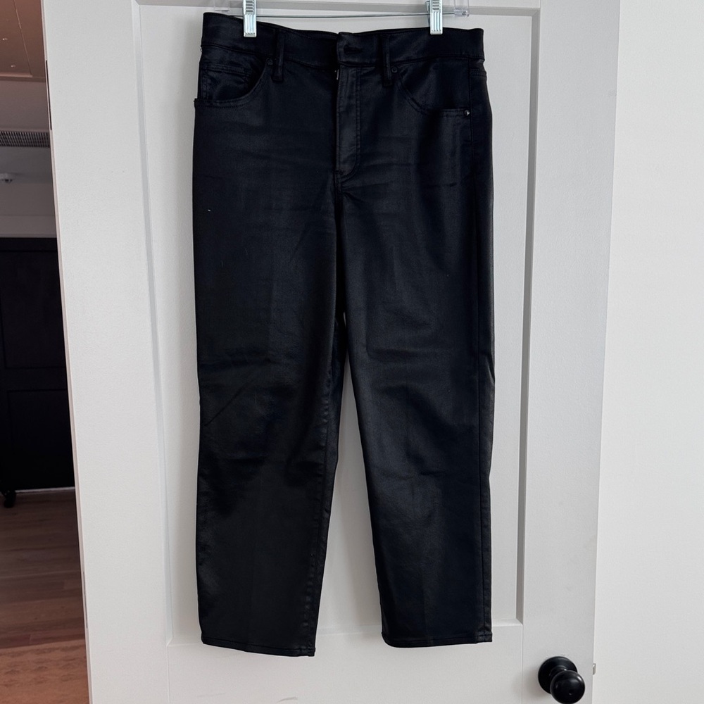 Women’s Black leather Jeans - Express